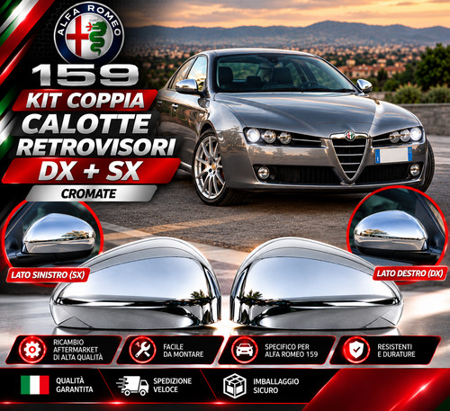 Kit coppia calotte retrovisori - kit,